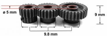 AB2310332 Motorritzel 1:8/M06 24T B5mm