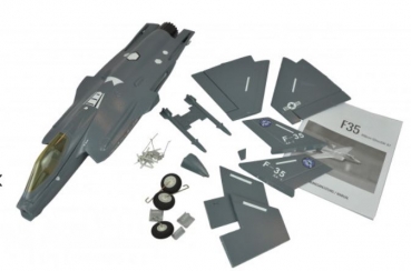 24116 AMXFLIGHT F-35 JET 72mm EPO PNP GRAU