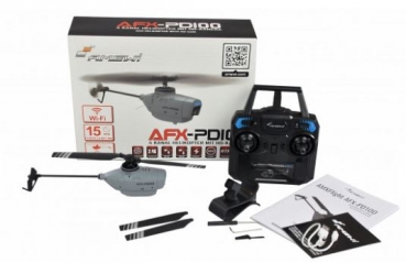 25323 AFX-PD100 4-KANAL HELIKOPTER MIT HD-KAMERA 6G 2,4GHZ, RTF