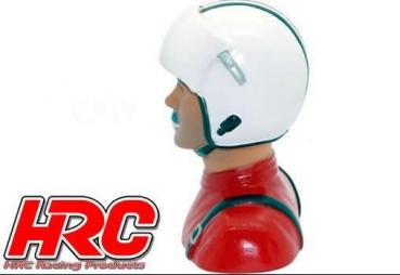 HRC38030A Pilot Sport /1:6 Helm weiß/rot