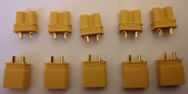 40018 XT-30U Stecker/Buchse 5Paar