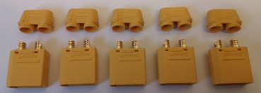 40042 XT-90 Stecker mit Kappe 5 Stück