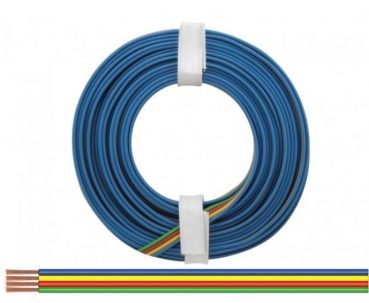 418-5 Vierlingslitze 0,14mm² farbig 5mtr.