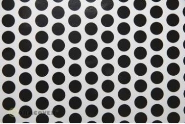 45-010-071-002 ORASTICK FUN Klebefolie schwarz/weiß 2 mtr. Rolle