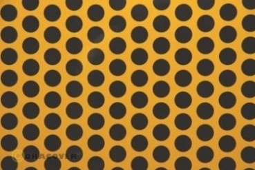 45-030-071-002 ORASTICK FUN 1 Klebefolie cub gelb/schwarz 2 mtr. Rolle