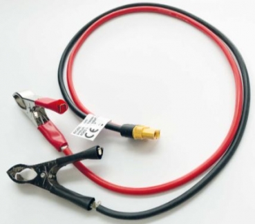 46268 Ladeadapter XT60+ (Buchse) -> Krokoklemmen