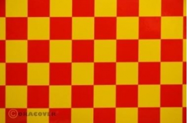 47-033-023-002 ORASTICK FUN Klebefolie gelb/rot 2 mtr. Rolle
