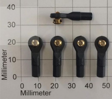 5205 Kugelgelenk M2 5,1mm lang/24mm 5 Stück