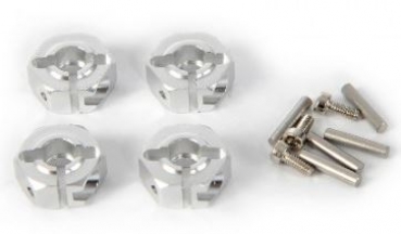530003 Radmitnehmer 12mm ALU/klemmbar TT01 4 Stück