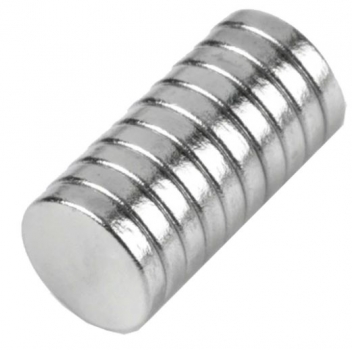 56000073 Magnete Durchmesser 10x2mm vernickelt 10 Stück