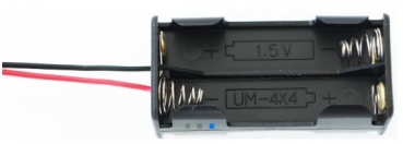 58713 Batteriebox 4x AAA/Micro Würfel/0,14²