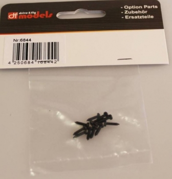 6844 Schneidschrauben 2x8mm 12 Stück