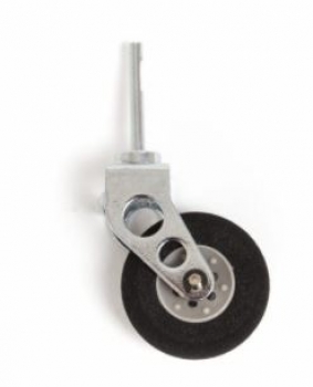 735844 Spornfahrwerk Alu/lenkbar 35x65mm