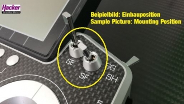 80001904 Ziermutter DS-12/14/16 schwarz 2 Stück