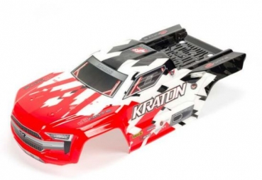 ARA402215 Karosse 1:10 KRATON 4x4 BLX rot/weiß/schwarz
