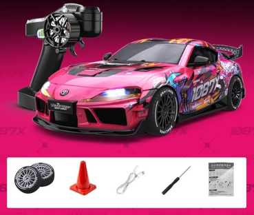10041 1:43 4WD Drift/Race Car SUPRA RTR - 1087X pink