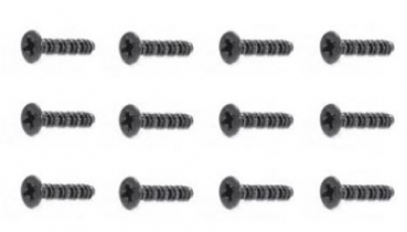 002-S011 Schneidschrauben 2x15mm Kreuz/Senk 12 Stück