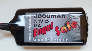0348.043 Empfängerakku SAFE LiIon 2S/4000mAh 45A button top