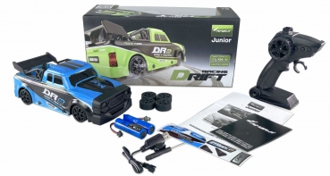 21102 Drift RACING-CAR DRS/4WD 1:18 blau