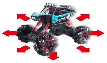 22398 DRIFT-KING Stunt-Crawler 4WD RTR-Set Blau