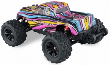 22628 HYPER GO MONSTERTRUCK BRUSHLESS 4WD 1:16 RTR BLAU/ROT