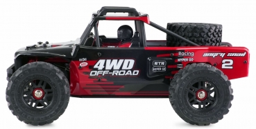22658 HYPER GO DESERT BUGGY BRUSHLESS 4WD 1:14 RTR SCHWARZ/ROT