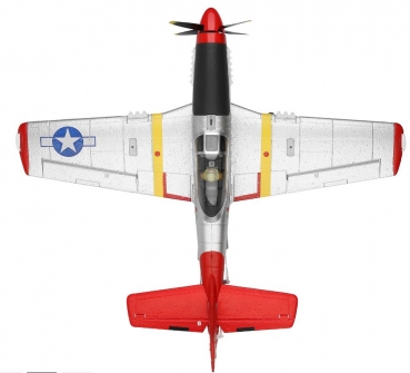 24127 AMXFLIGHT P51 56cm SBUS RTF silber