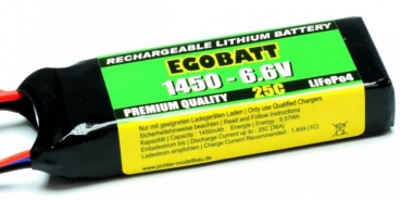 C8334 LiFe Akku EGOBATT 1450 - 6.6V (25C)