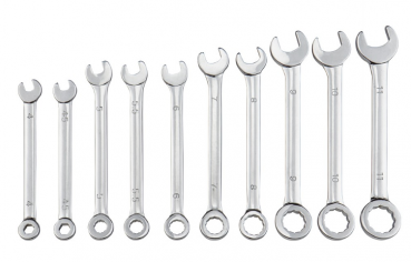 940 Mini Ring-/Maulschlüsselset 10tlg.