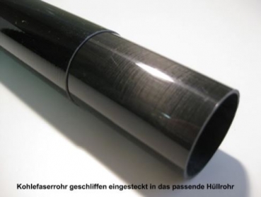 0094.065 CFK-Rohr 18x16mm/1m Steckung geschl. 