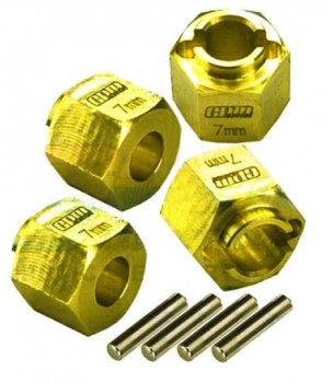 GPMTRX4M010X/7OC Radmitnehmer Messing 7mm (+1.5mm) GPM TRX-4M