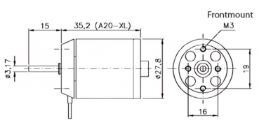 97800009 BL-Motor Hacker A20-6XL EVO 3500kv
