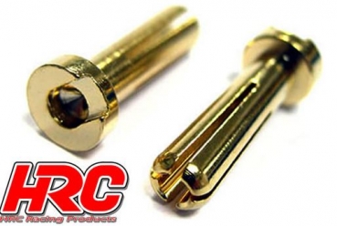9004L Goldk.-Stecker 4mm/LowProf. 2St. HRC