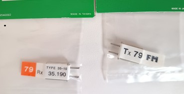 F105/103-079 Quarzpaar Kanal 79/FM 35MHz 