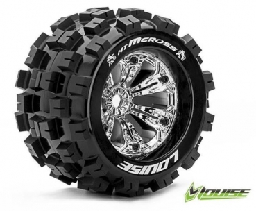 LOUT3276CH Reifen/F. 1:8/LOU MT-MCROSS Chrome