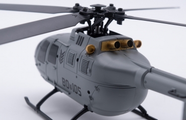 11385 BO-105 Flybarless Hubschrauber RTF grau