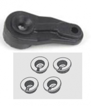 11562 Servohebel DuneRacer mit 4 Adapter
