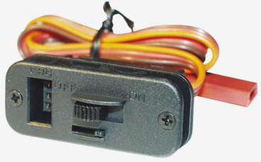 182-SFF Schalterkabel Futaba Profi 0,34² mit Ladebuchse