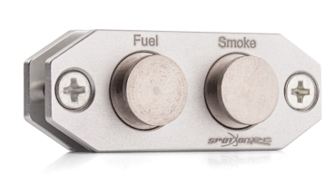 2DH0103S Tankventil Dual/Alu Fuel/Smokesilber