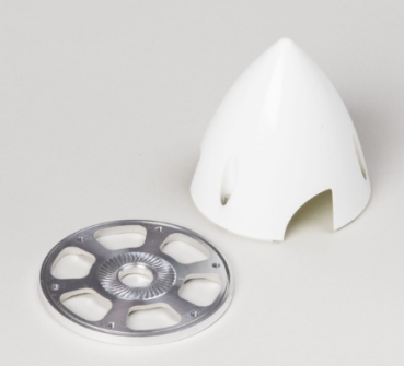726121 Spinner 51mm/3-Blatt ALU-Rückplatte weiß