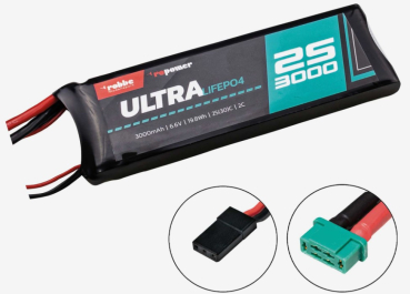 7414 LiFePO4 6,6/3000 RoPo25C MPX/JR/XH