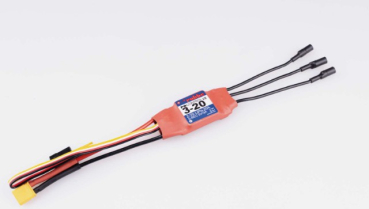 8742 BL-Regler RO-CONTROL 3-20 V2 2-3S -20(40)A 5V/3A linear BEC