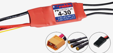 8743 BL-Regler RO-CONTROL V2 4-30 3-4S XT-60