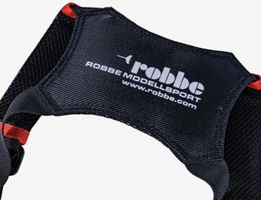 90340078 Senderumhängeriemen ROBBE schwarz ( Kreuzgurt )