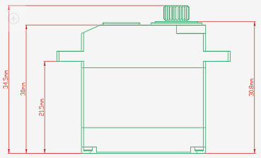 9116 Servo FS288+ BBHVMGdigi 13,5mm -8,4V -65N