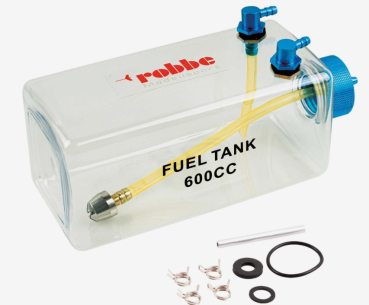 91200001 Kunstflugtank 400ml Benzin/Alu montiert
