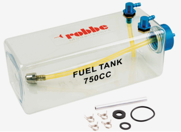 91200004 Kunstflugtank 750ml Benzin/Alu montiert