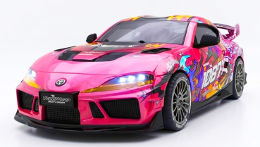 10041 1:43 4WD Drift/Race Car SUPRA RTR - 1087X pink
