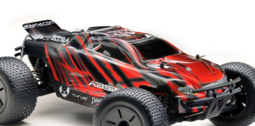 1230378 Karosserie 1:10 AT3.4 Truggy rot/schwarz