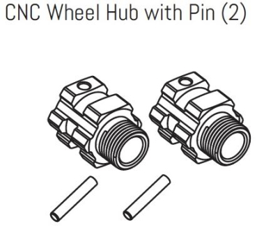 1710055 Radmitnehmer 17mm 1:7 Star Offset 2x